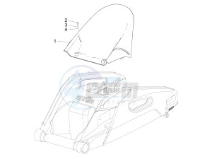 RSV4 1000 Racing Factory L.E. USA-CND (NAFTA) drawing Rear mudguard