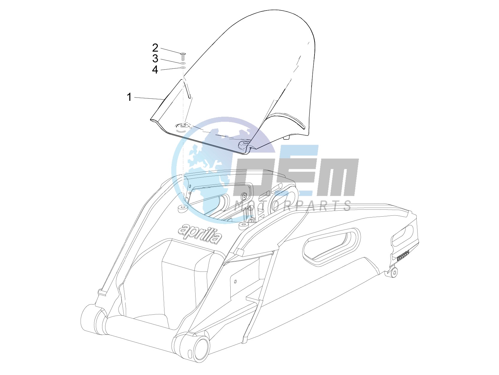 Rear mudguard