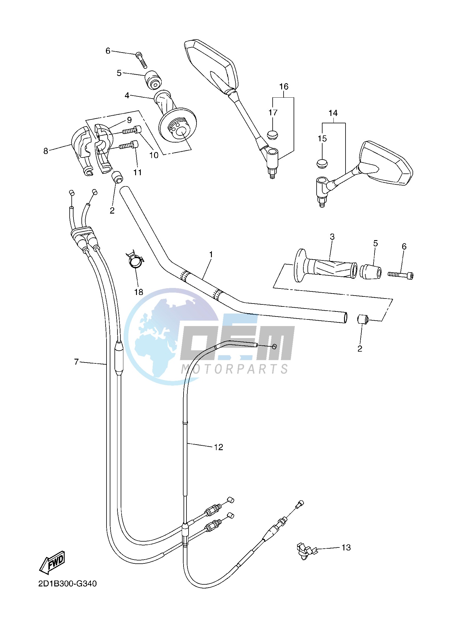 STEERING HANDLE & CABLE