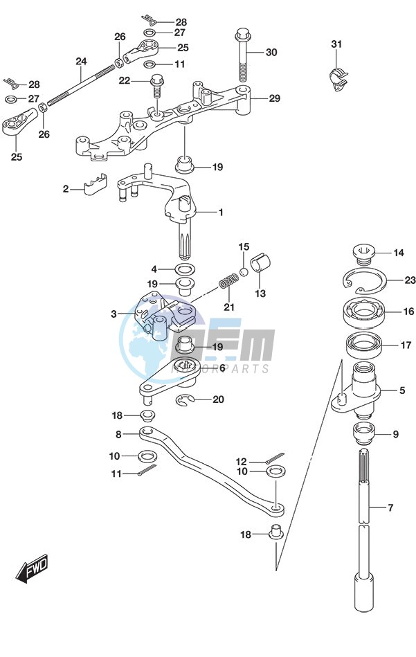 Clutch Shaft (Model: TG/ZG)