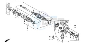 TRX350TM RANCHER drawing KNUCKLE (2)