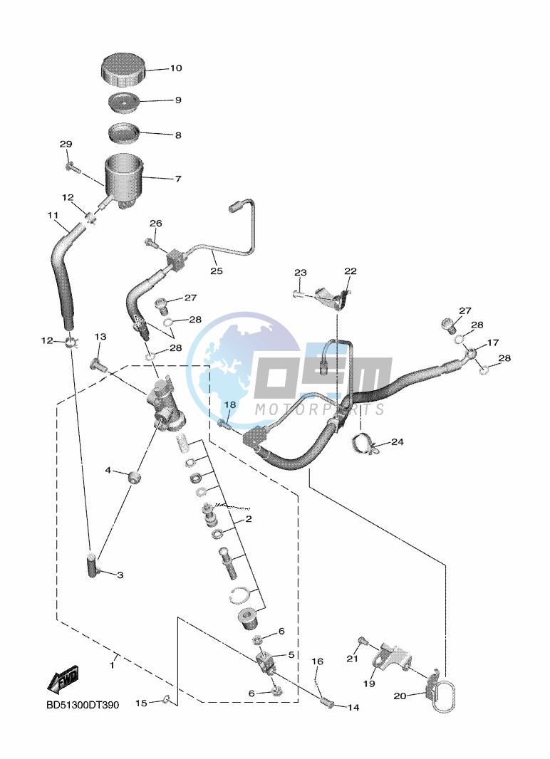 REAR MASTER CYLINDER