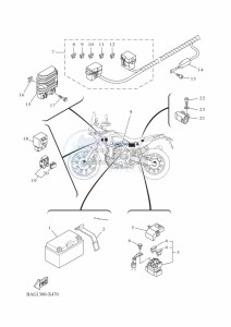 XTZ690D TENERE 700 WORLD RAID (BAG1) drawing ELECTRICAL 1