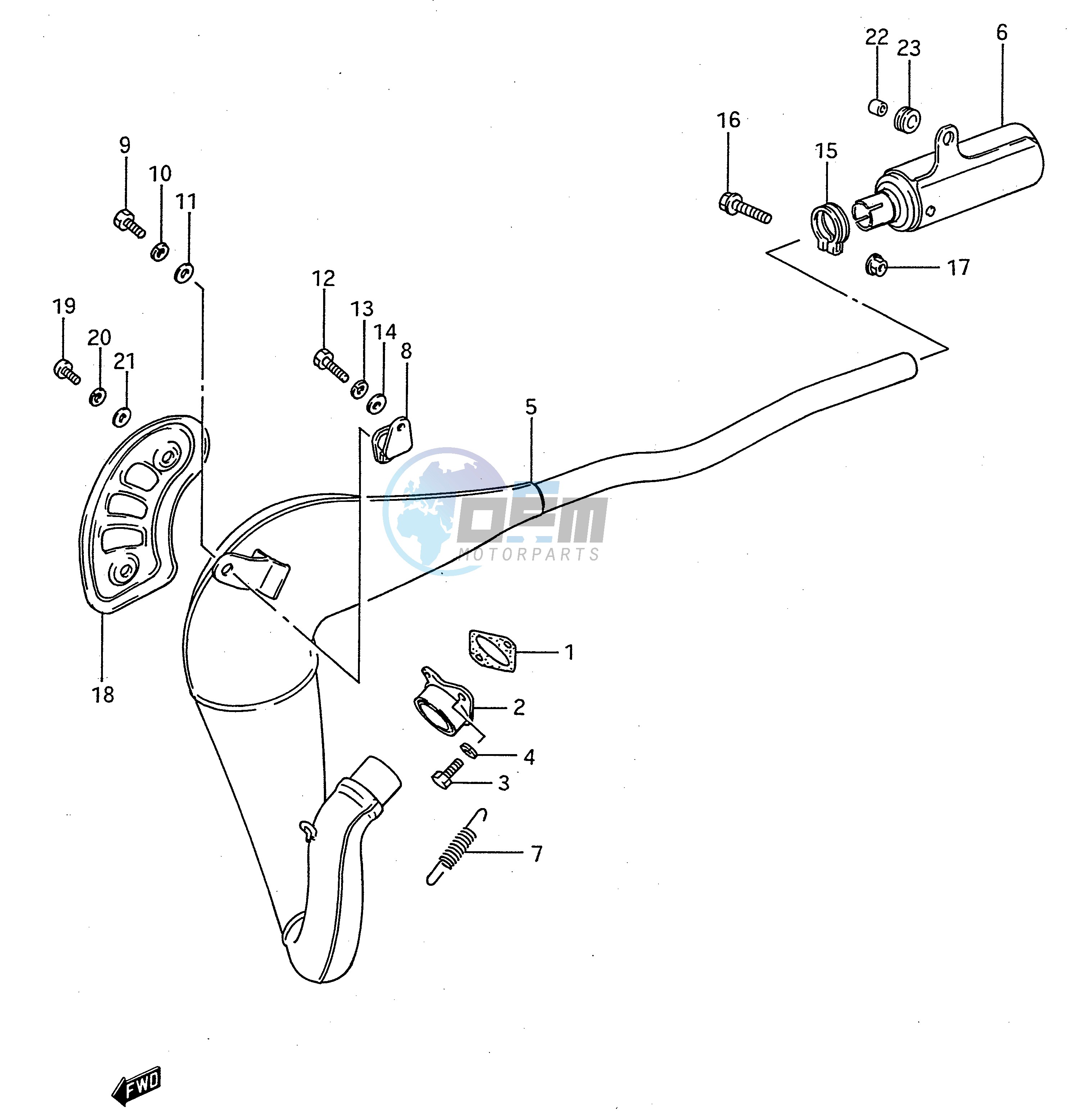 MUFFLER (MODEL G H J)