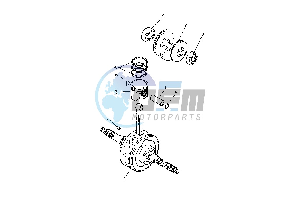 CRANKSHAFT PISTON