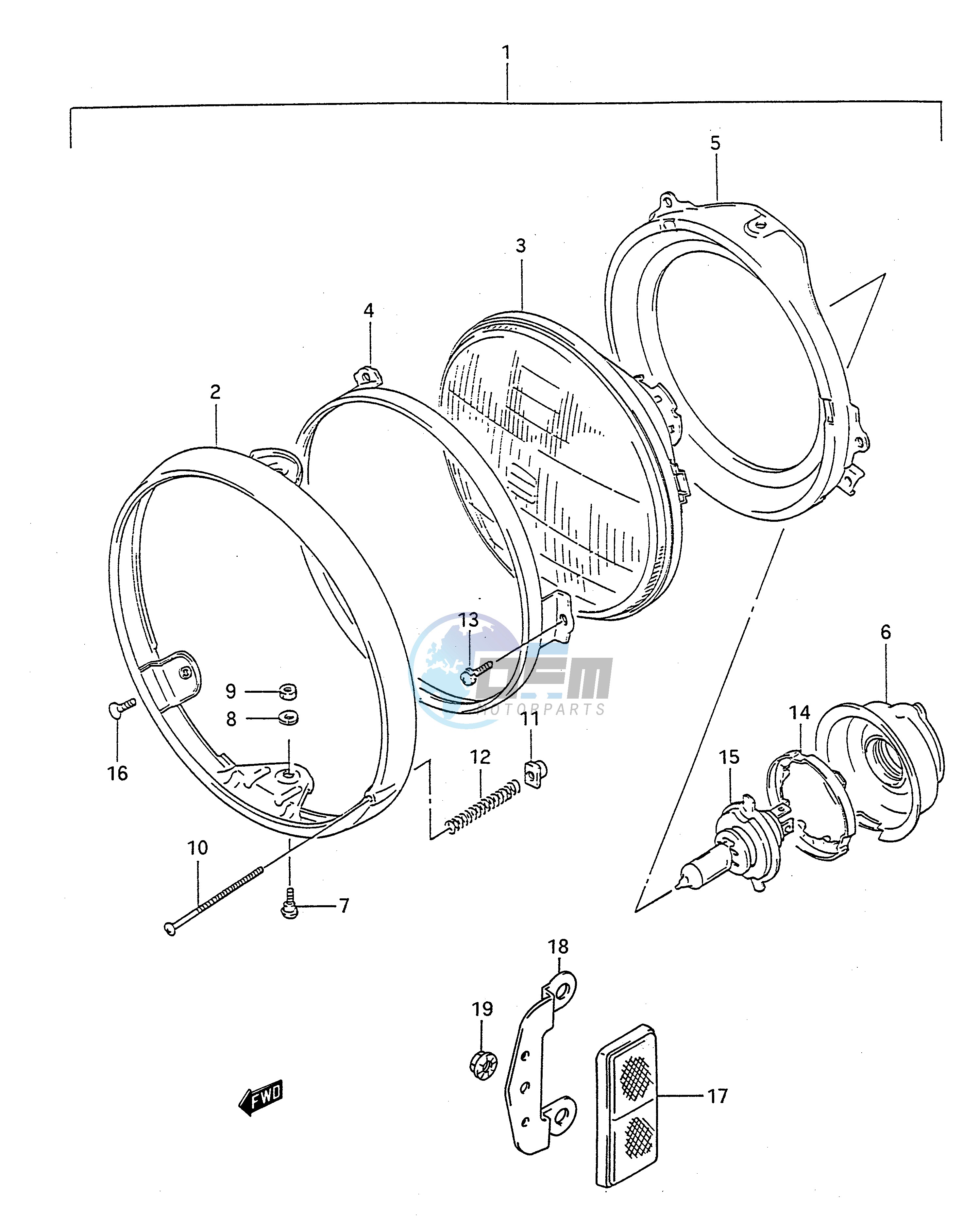 HEADLAMP (MODEL M N)