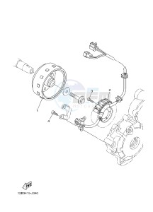 YZ250X (BJ41) drawing GENERATOR