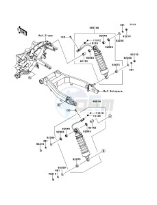 VN1700_VOYAGER_CUSTOM_ABS VN1700KDF GB XX (EU ME A(FRICA) drawing Suspension/Shock Absorber