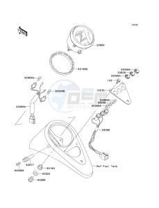 VN 800 A [VULCAN 800] (A10-A11) [VULCAN 800] drawing METER-- S- -