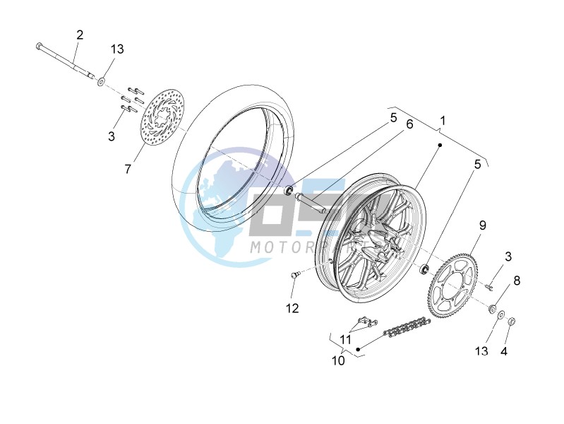 Rear wheel II