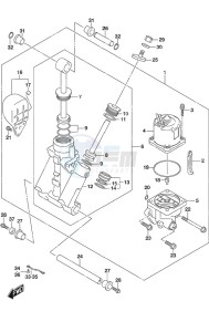 DF 115A drawing Trim Cylinder SS Model