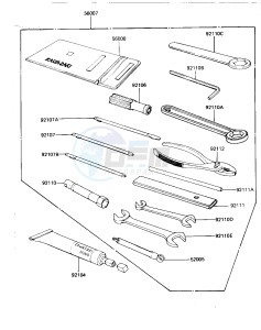 KZ 1000 K [LTD] (K1-K2) [LTD] drawing OWNER TOOLS