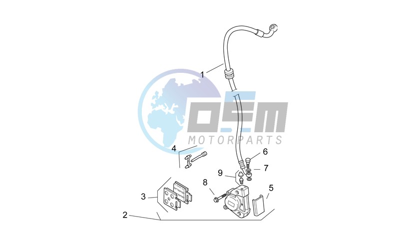 Front brake caliper