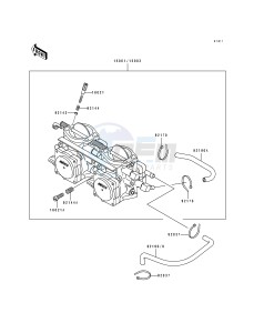 JH 750 B [SUPER SPORT XI] (B1-B3) [SUPER SPORT XI] drawing CARBURETOR