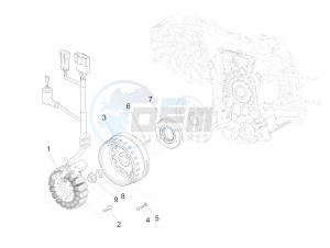 MP3 500 LT Sport-Business NOABS-ABS E4 (EMEA) drawing Flywheel magneto