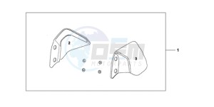 CBF10009 F / CMF drawing KNUCKLE VISOR