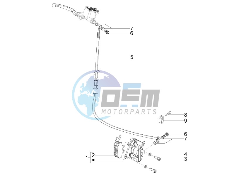 Brakes pipes - Calipers