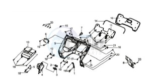 GTS 125 drawing RESERVE TANK / BINNENBAK