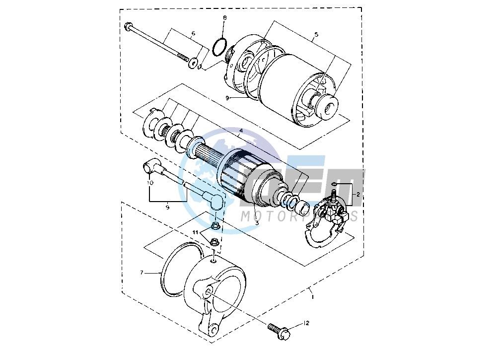 STARTING MOTOR MY00-02