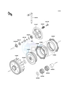 KX85/KX85-<<II>> KX85ACF EU drawing Clutch