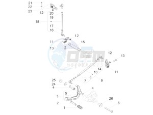 V7 III Special 750 e4 (EMEA) drawing Gear lever