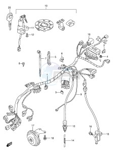 GSF250V (E24) Bandit drawing WIRING HARNESS