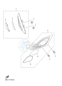 YFM90R YFM09RYXG (BD33) drawing HEADLIGHT