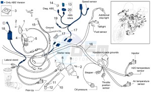 Scarabeo 500 drawing Electrical system I