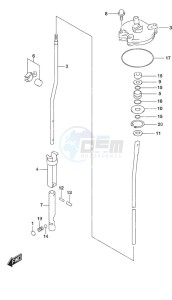 DF 50A drawing Shift Rod High Thrust