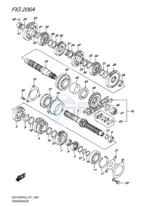 GSX-1250F ABS EU drawing TRANSMISSION