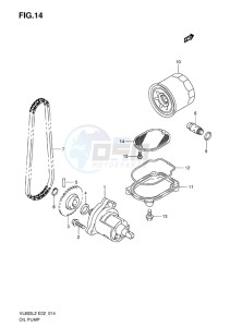 VL800 INTRUDER EU drawing OIL PUMP