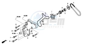 ST1300A drawing WATER PUMP