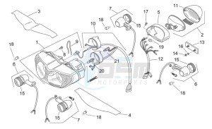 RS 125 drawing Lights