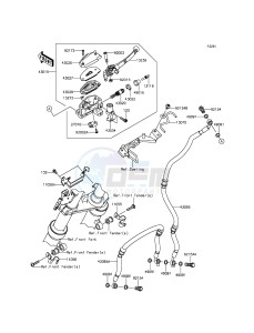 ER-6N ER650EFF XX (EU ME A(FRICA) drawing Front Master Cylinder