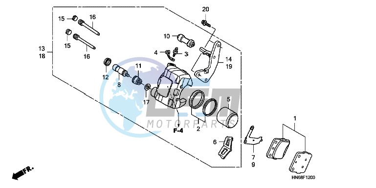 FRONT BRAKE CALIPER