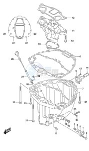 DF 225 drawing Oil Pan