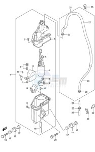 DF 175 drawing Fuel Vapor Separator