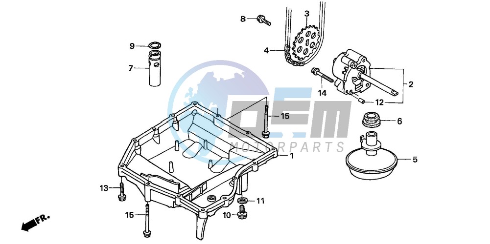 OIL PAN/OIL PUMP (CBF600S6/SA6/N6/NA6)