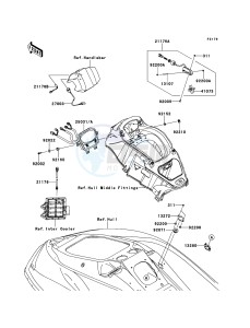 JET SKI ULTRA 300LX JT1500JBF EU drawing Meters