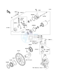 VN 2000 H [VULCAN 2000 CLASSIC] (8F-9F) H8F drawing STARTER MOTOR