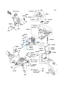 W800 EJ800ACFA GB XX (EU ME A(FRICA) drawing Frame Fittings