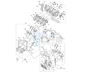 XJR 1300 drawing THROTTLE BODY 5WMM-MN