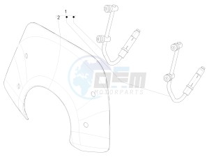 PRIMAVERA 50 4T-3V NOABS E4 (EMEA) drawing Windshield - Glass