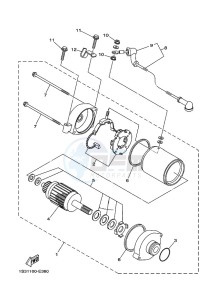 YFM700R (BMD7) drawing STARTING MOTOR