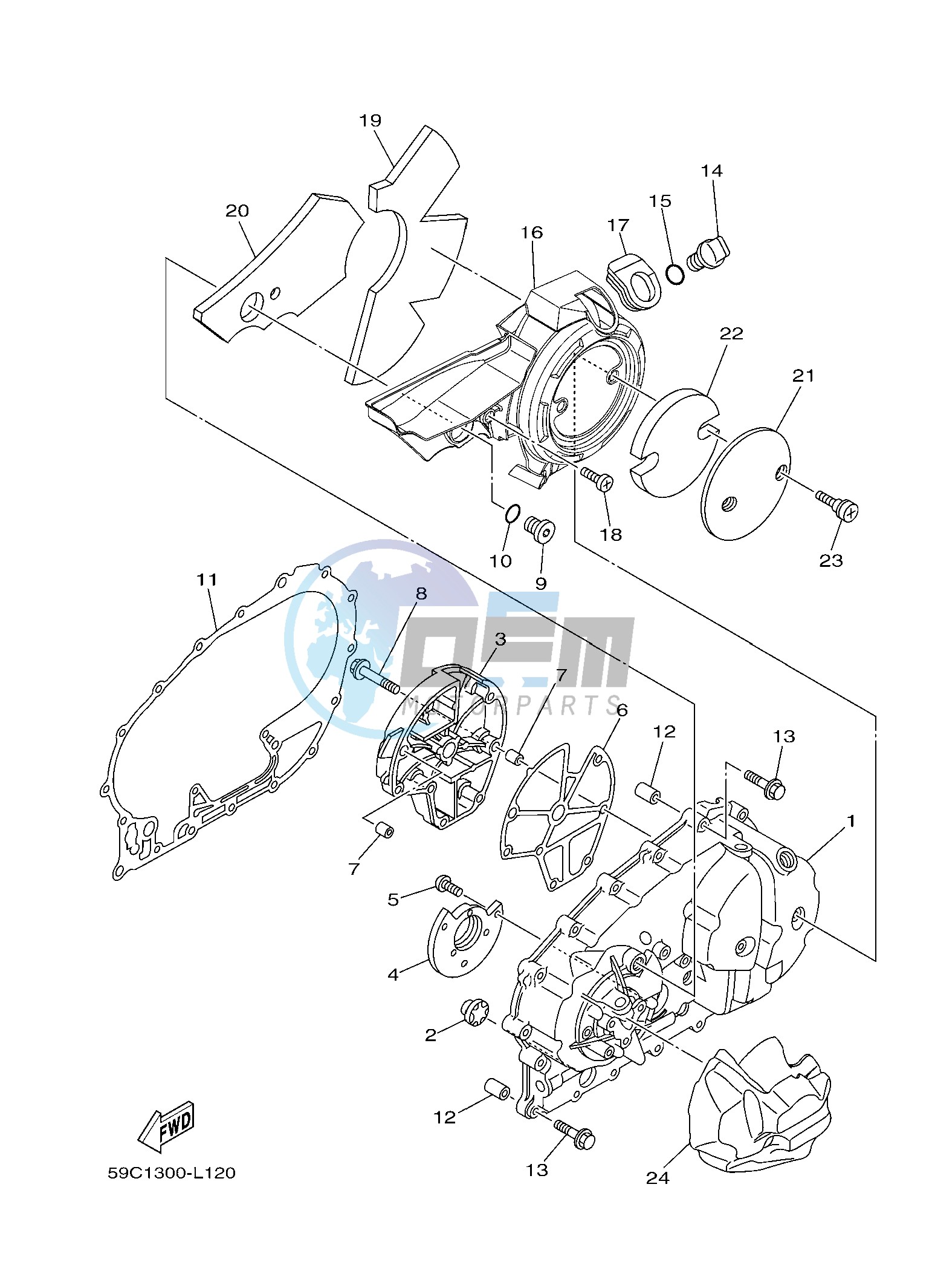 CRANKCASE COVER 1