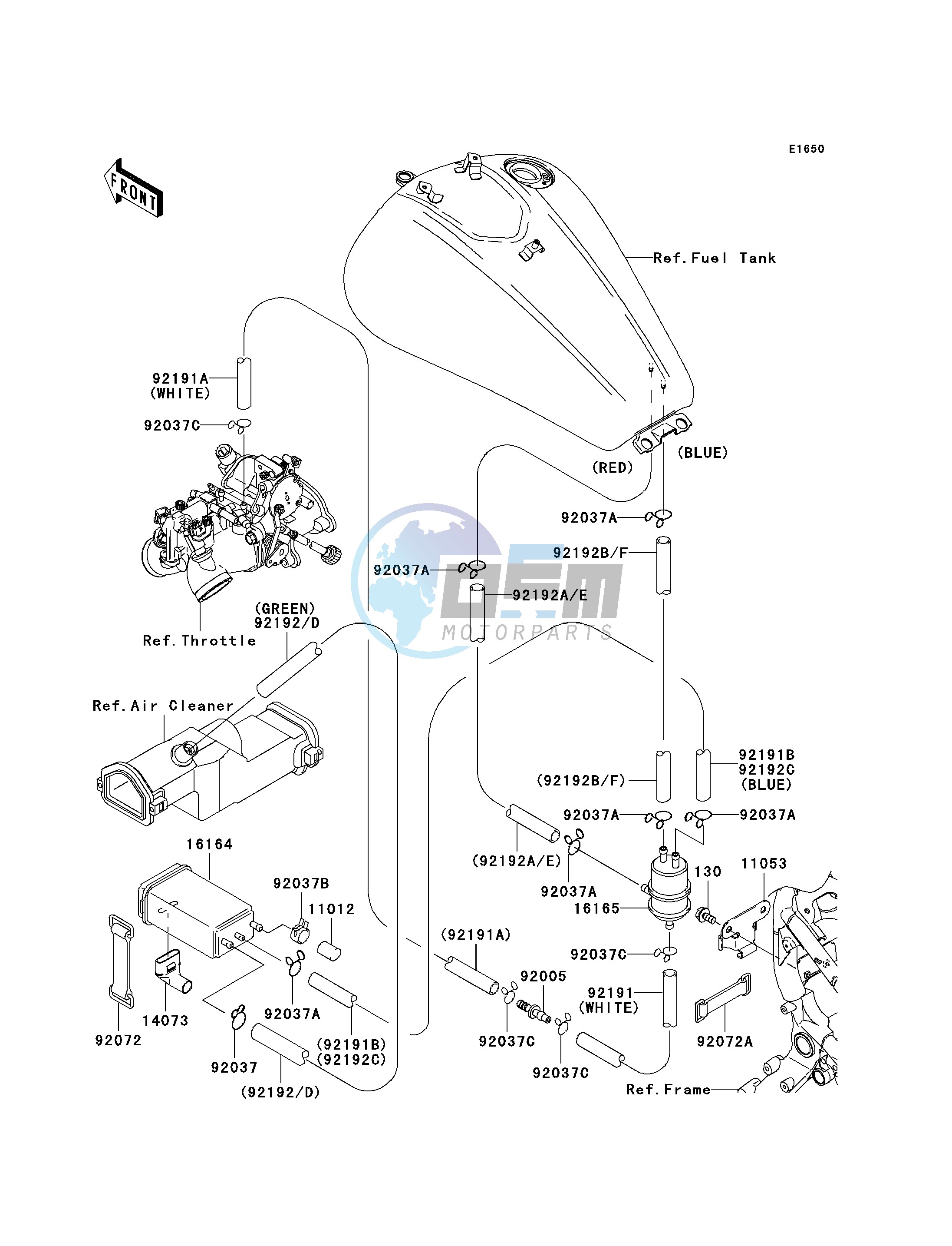 FUEL EVAPORATIVE SYSTEM -- CA- -