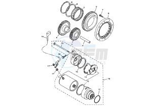 XVS DRAG STAR 1100 drawing STARTER