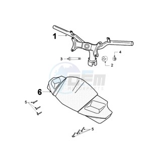 JETFORCE 50 R DARK SIDE U drawing HANDLEBAR