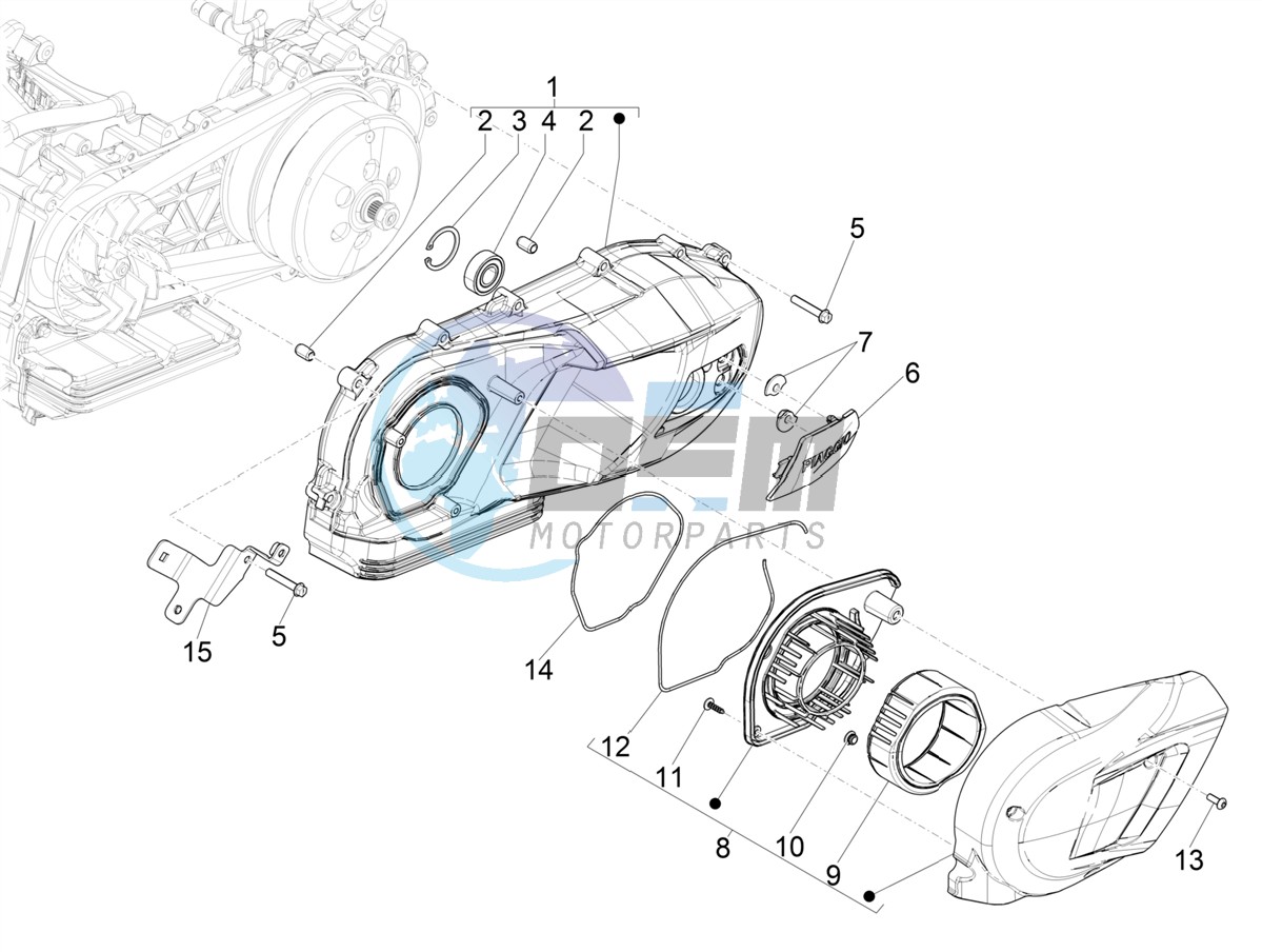 Crankcase cover - Crankcase cooling