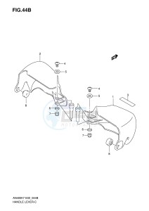 AN400 (E2) Burgman drawing KNUCKLE COVER (AN400Z ZA)